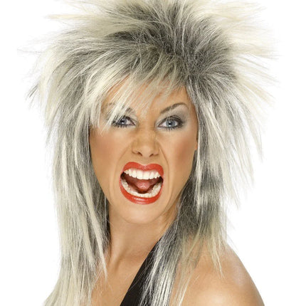 Two Tone Rock Diva Wig