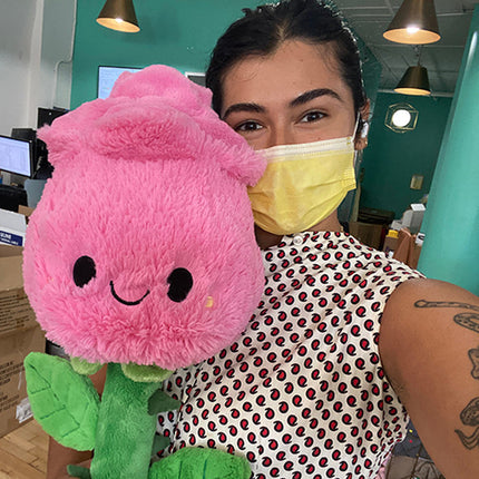 Squishable Rose- Held by Model