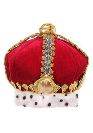 Royal King Plush Hat- back view