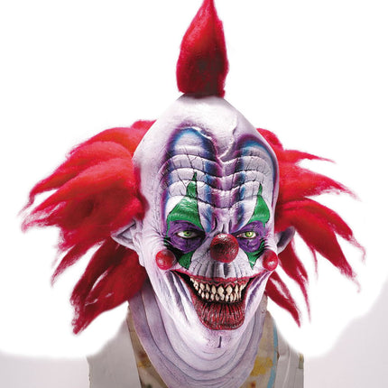 Giggles deluxe large latex mask with hair.