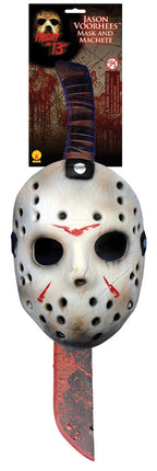 FRIDAY 13TH JASON MASK MACHETE