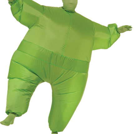 Green Inflatable Skin Suit Adult