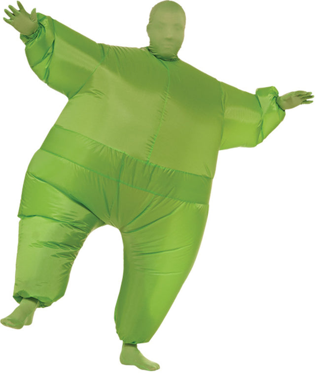 Green Inflatable Skin Suit Adult