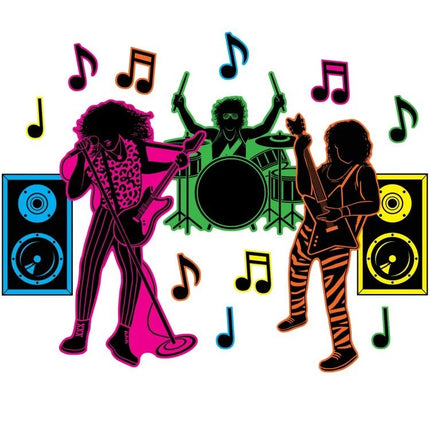 '80s Hair Band Silhouettes