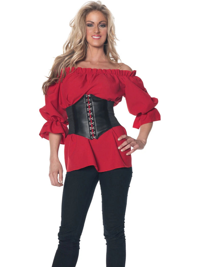 Red Renaissance 3/4 Sleeve Shirt