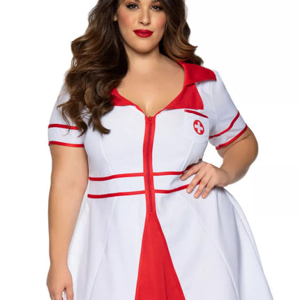 Hospital Honey Nurse Costume- plus, front view