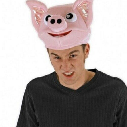 Oinker Plush Hat- worn by model