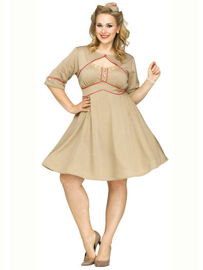 Army Gal Plus Costume
