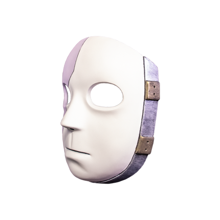 Left-side view of Sally Mask without hair
