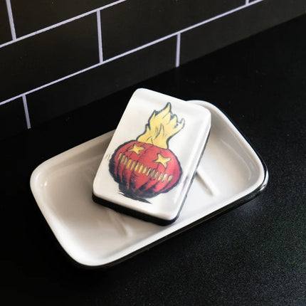 Trick R Treat - Sam-o-Lantern Soap- on soap dish