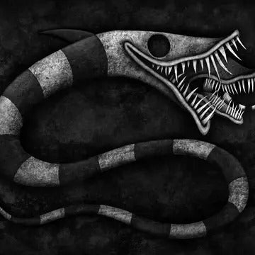 Beetlejuice Sandworm Print