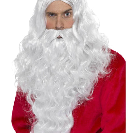 White Santa Wig & Beard