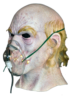 Left-side view of Dr. Satan mask