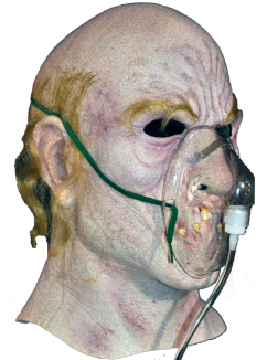Right-side view of Dr. Satan mask