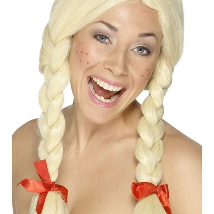 Blonde Schoolgirl/ Dutch Wig