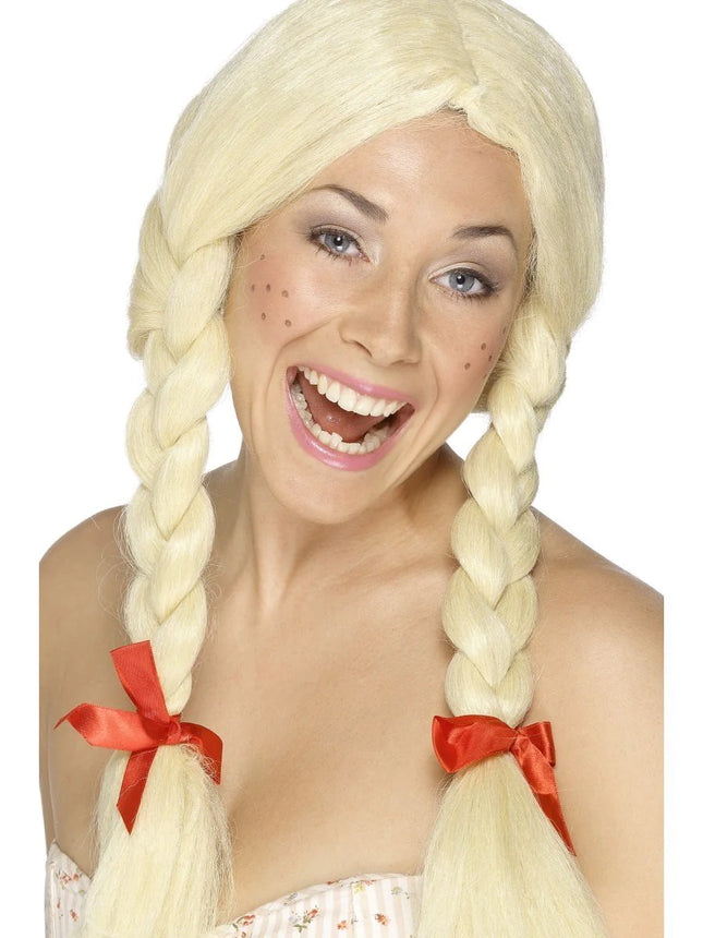 Blonde Schoolgirl/ Dutch Wig