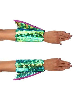 Seahorse Sparkle Fin Arm Cuffs- shown on arms
