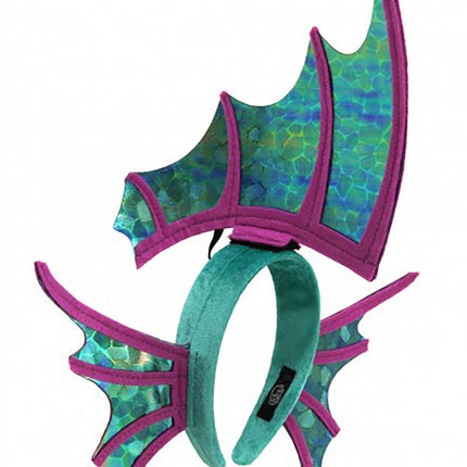 Seahorse Shimmer Fin Headband- side view