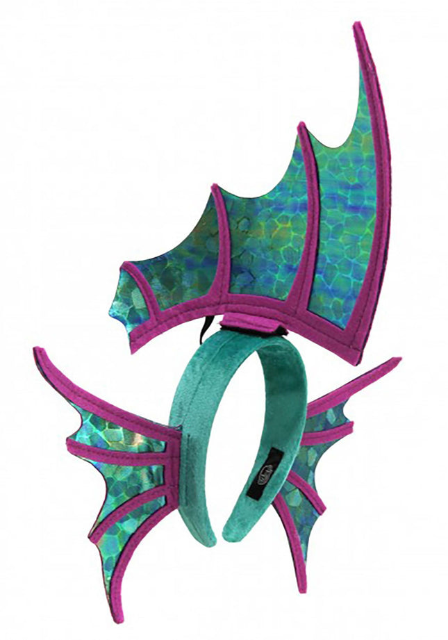 Seahorse Shimmer Fin Headband- side view