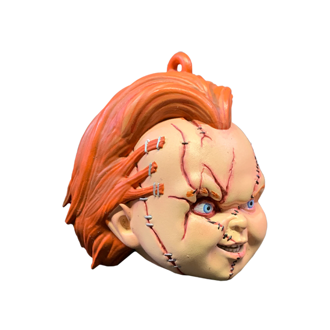 Right side of Chucky Ornament