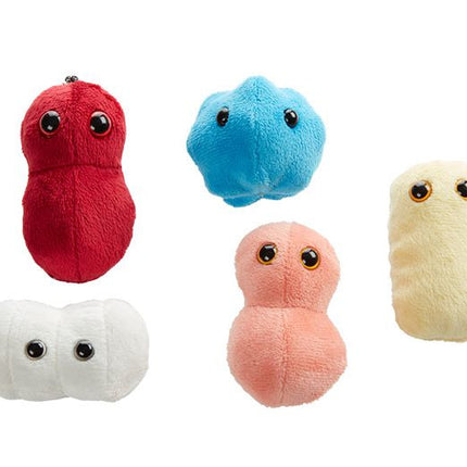 Common Cold, Cough, Ear Ache, Sore Throat, and Cavity Plushies