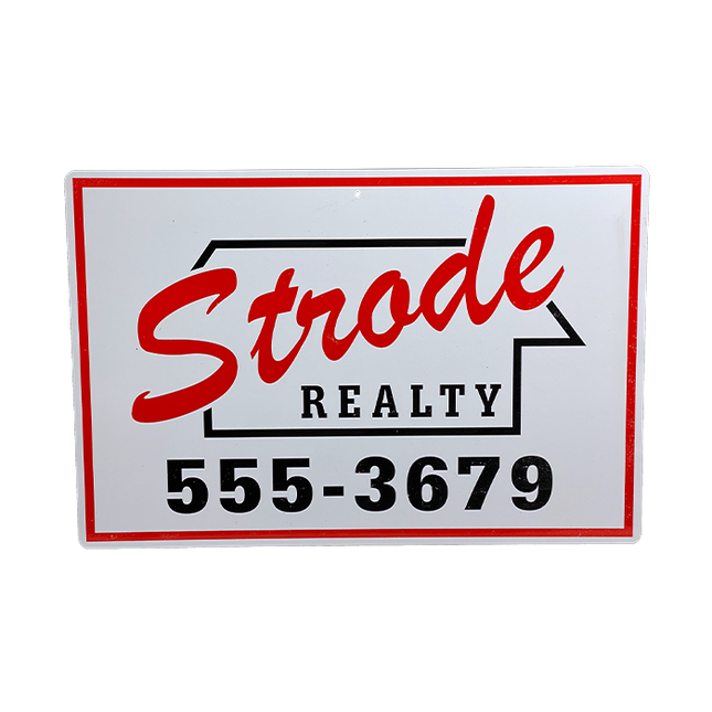 Strode Realty Sign