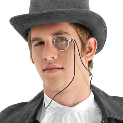 Silver Monocle- worn by model