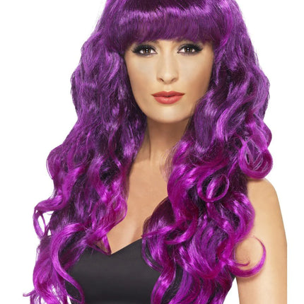 Purple Siren Wig