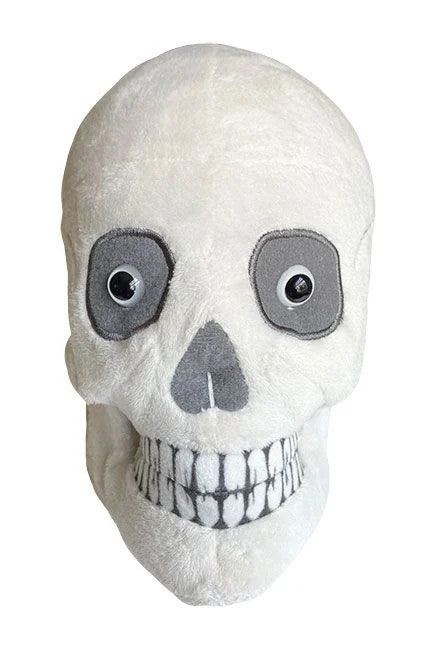 skull plushie front view