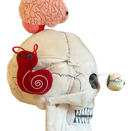 Deluxe Skull plushie side view