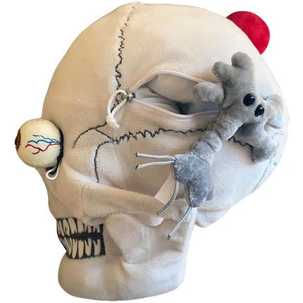 Deluxe Skull plushie side view