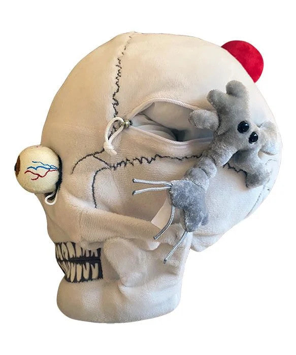 Deluxe Skull plushie side view
