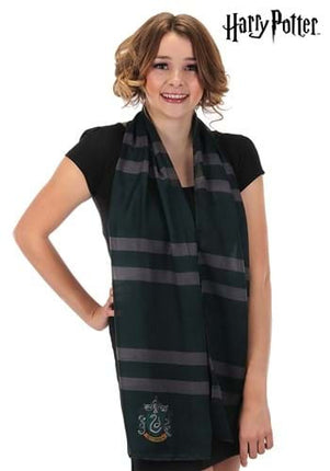 Harry Potter- Slytherin Lightweight Scarf- worn by model