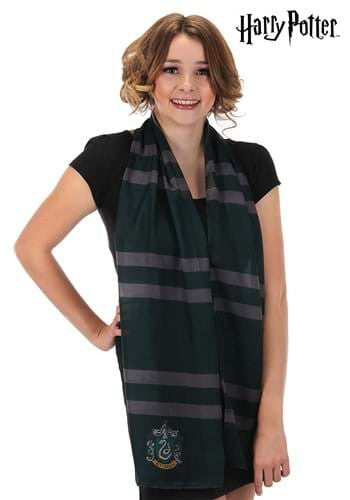 Harry Potter- Slytherin Lightweight Scarf- worn by model
