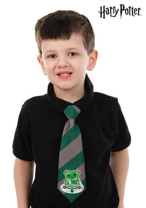 Harry Potter- Slytherin Toddler Tie- worn by child model