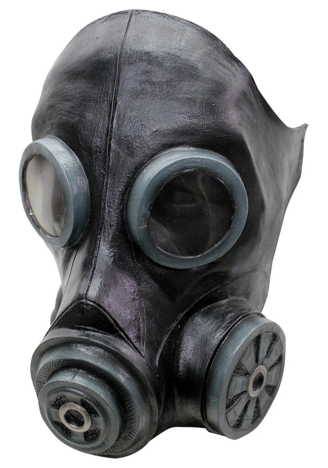 Black Smoke/ Gas Mask- angled view