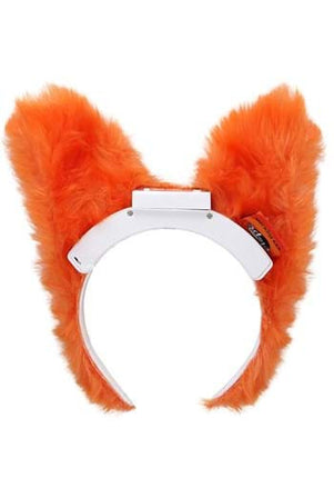 Sound Activated Moving Fox Ears Headband- back view