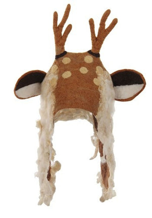 Spotted Deer Heartfelted Hat- front view