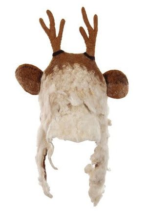 Spotted Deer Heartfelted Hat- back view