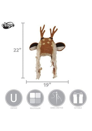 Spotted Deer Heartfelted Hat- measurements