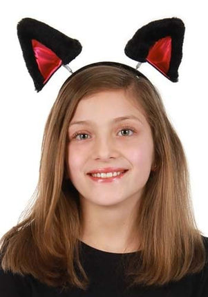Springy Cat Ears Headband- worn by child model