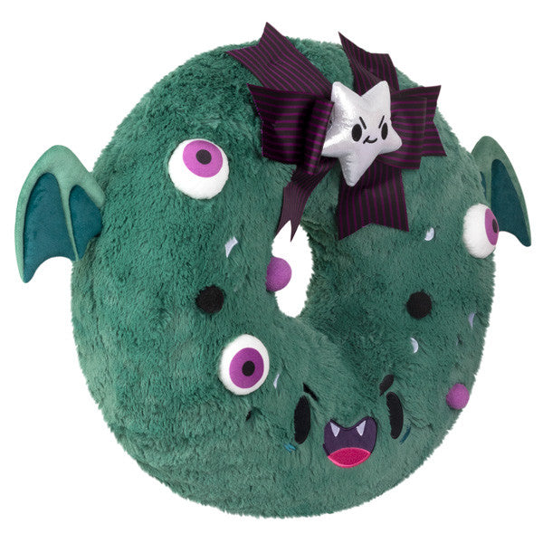 Squishable Spooky Wreath- angled view