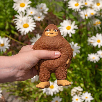 Squishy Bigfoot BFF- being held