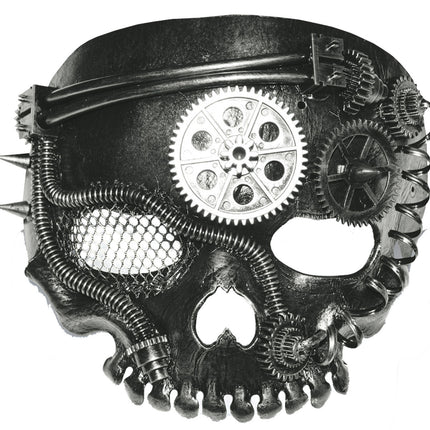 STEAM PUNK MASK-NO JAW SKELETO