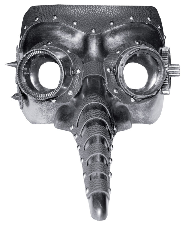 STEAM PUNK MASK LONG NOSE-BLAC