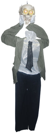 ANIMATED HEAD DETACHED SKELETO