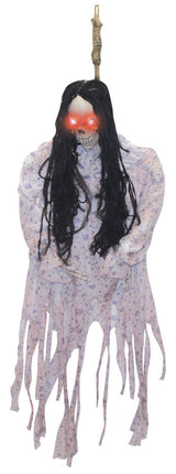 Hanging Skeleton in Pajamas Prop