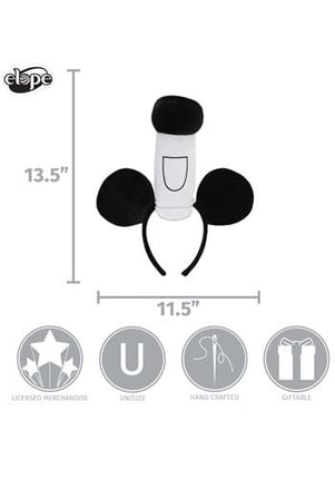 Disney- Steamboat Willie Headband- measurements