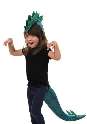 Stegosaurus Headband & Tail Kit- worn by child model