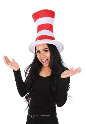 Dr. Seuss- The Cat in the Hat Tricot Hat- worn by female model